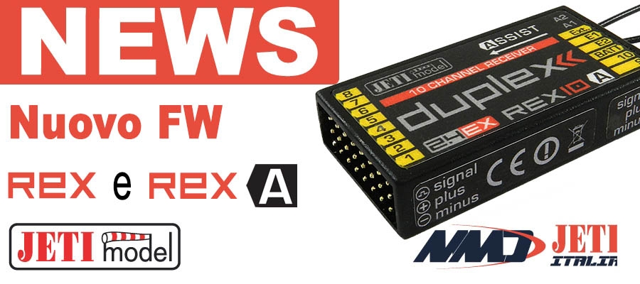 Nuovo firmware per REX Assist e REX