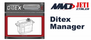 Ditex Manager software per programmare i servi Ditex